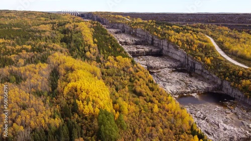 Robert Bourassa hydroelectric power plant Generating Facility Spillway Quebec Canada photo