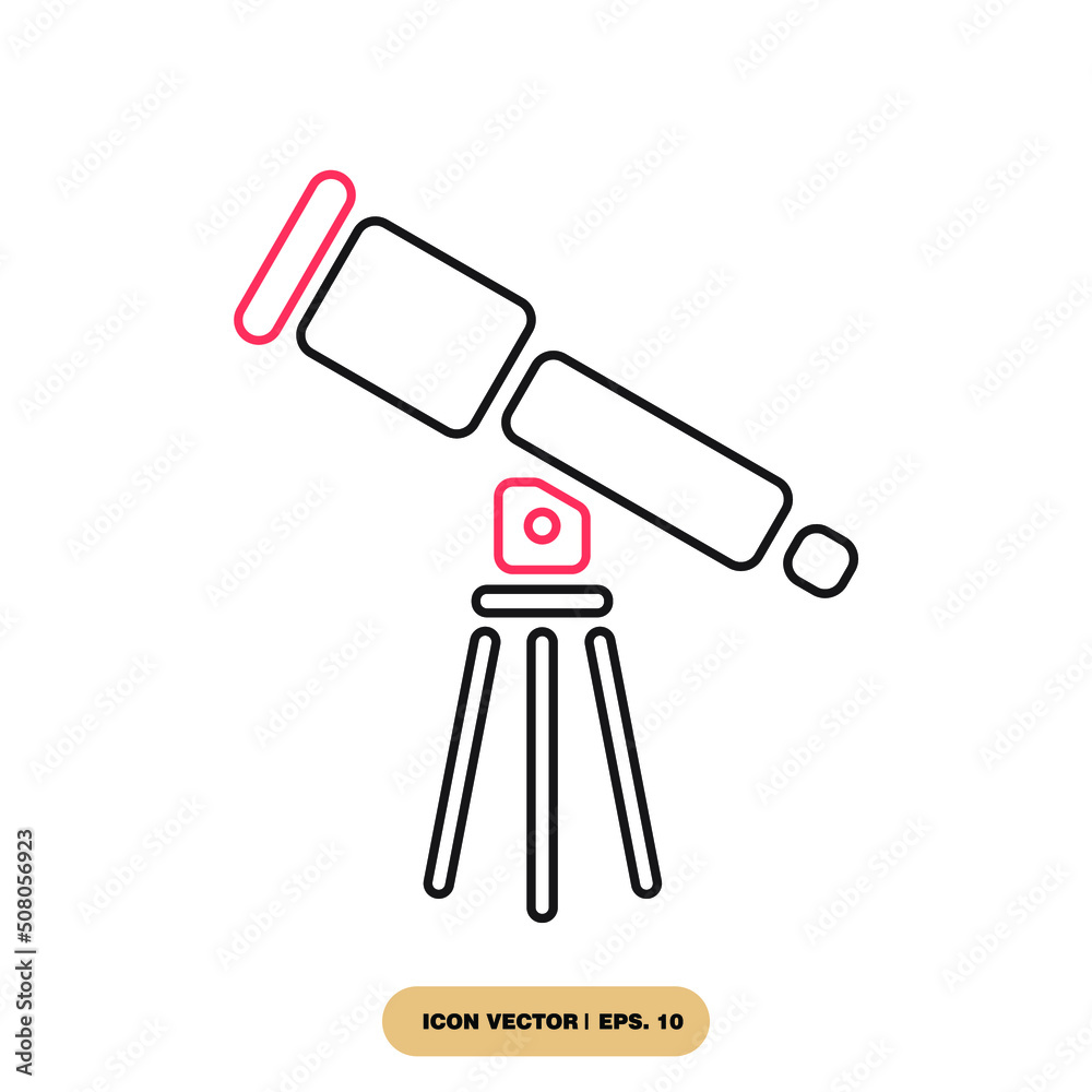 telescope icons symbol vector elements for infographic web telescope icons symbol vector elements for infographic web