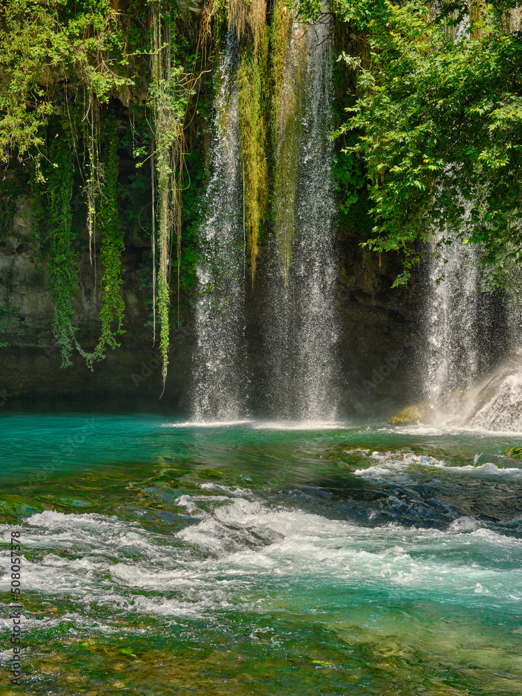 beautiful waterfall in the forest beautiful waterfall in the forest