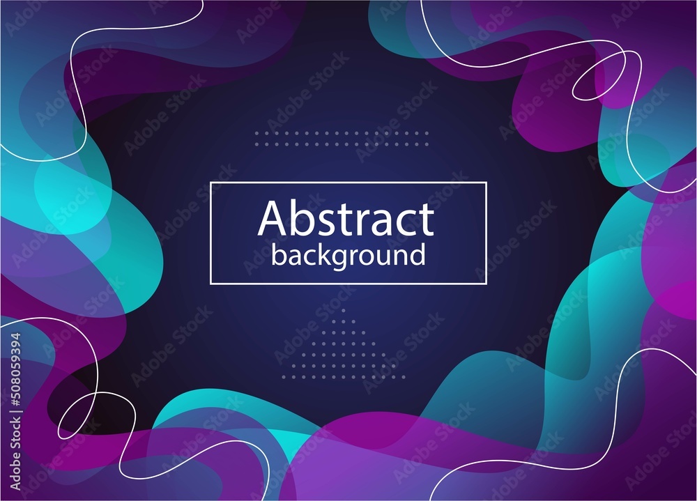 Blue violet abstract background with pink lines and circles shapes Blue violet abstract background with pink lines and circles shapes