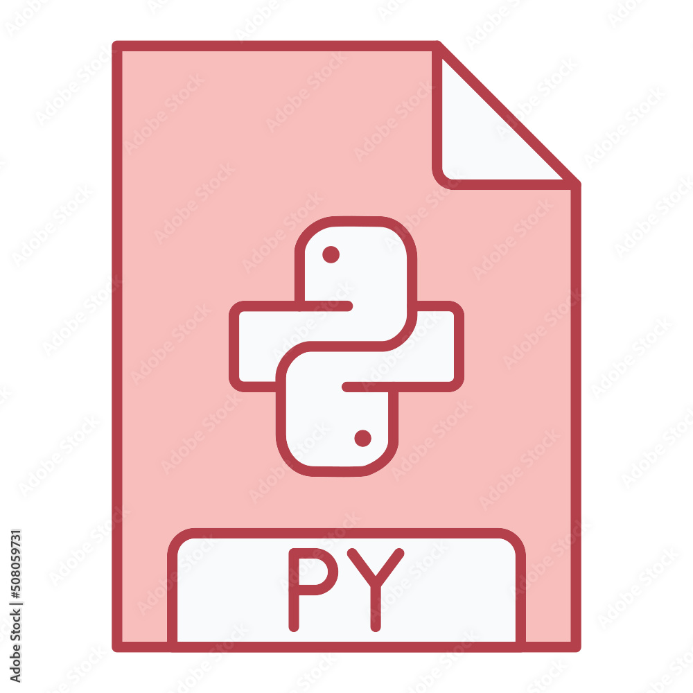 PY File Format Icon Design PY File Format Icon Design
