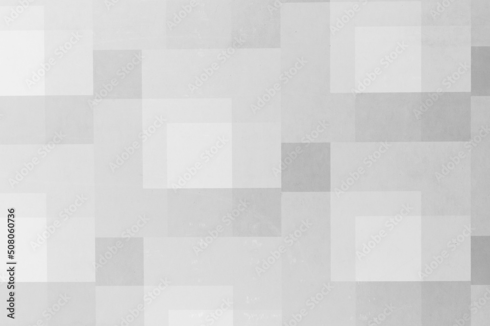 Monochrome squares abstract design blank grey pattern cubes white sample background texture decoration