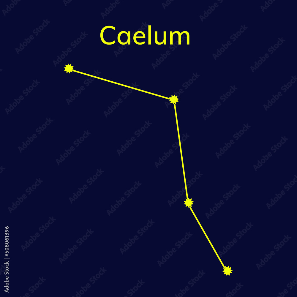 Constellations on a dark blue background Constellations on a dark blue background
