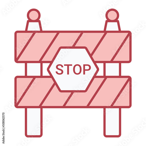 Barrier Icon Design