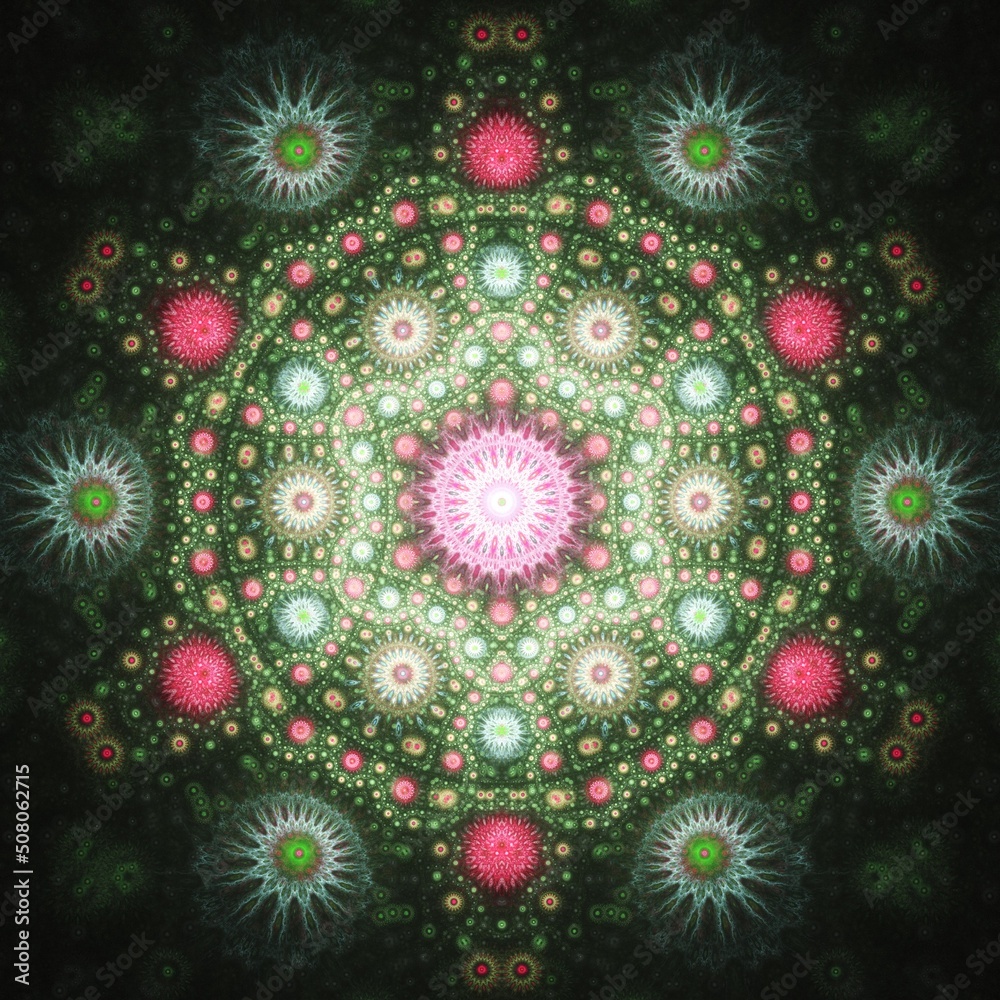 Fantasy colorful chaotic fractal texture. Fantasy colorful chaotic fractal texture.