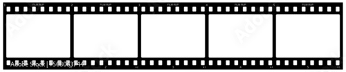 Filmstrip. Video film strip roll. Filmstrip classical frames. Blank photo frames. Tape photo film strip frame - stock vector.