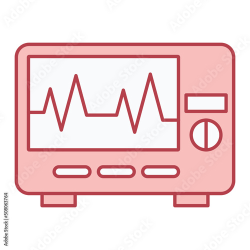 Electrocardiogram Icon Design