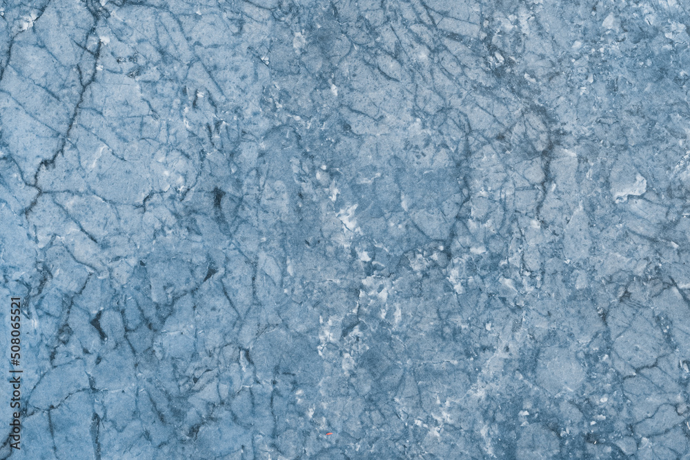 Blue surface marble or granite stone abstract pattern bathroom design texture background