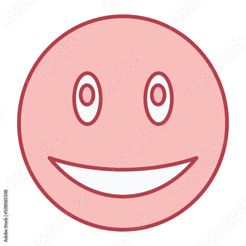 Happy Emoji Icon Design