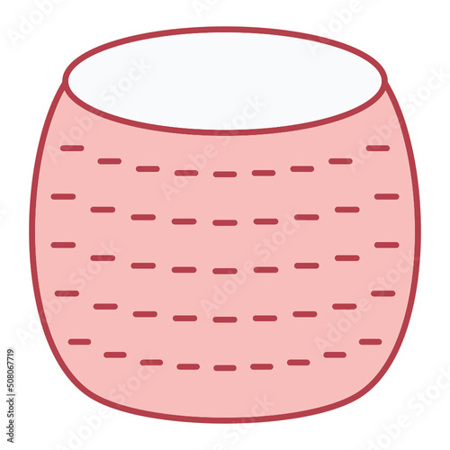 Pouf Icon Design