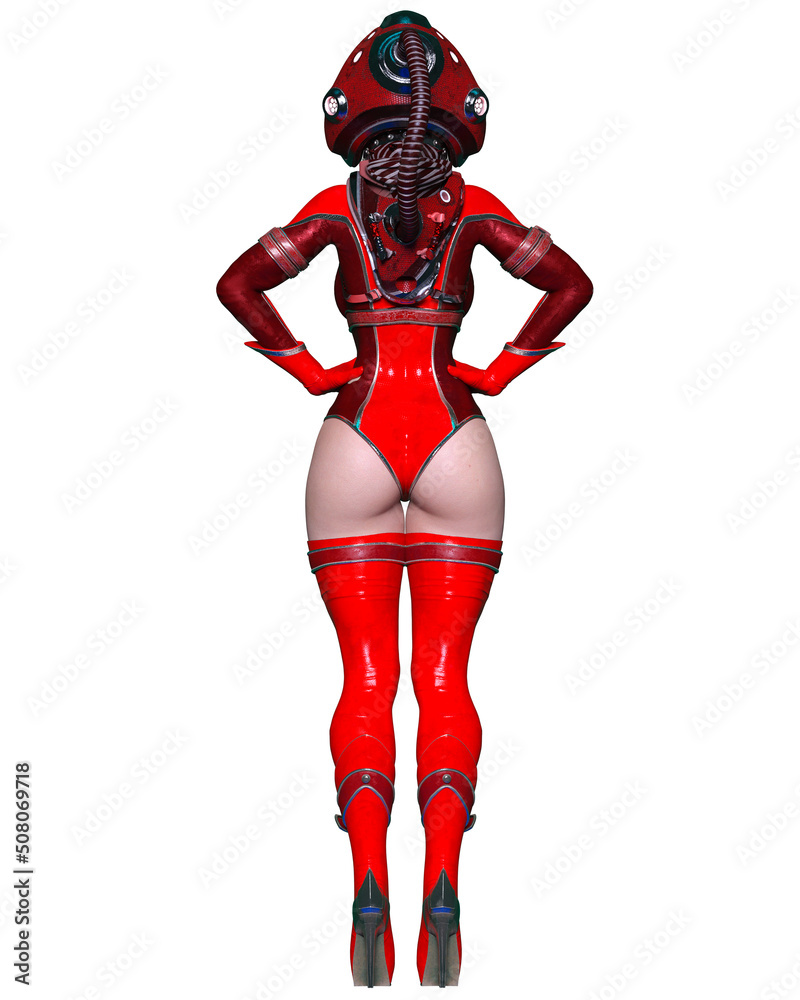 3D comics cosplay anime girl. 3D comics cosplay anime girl.