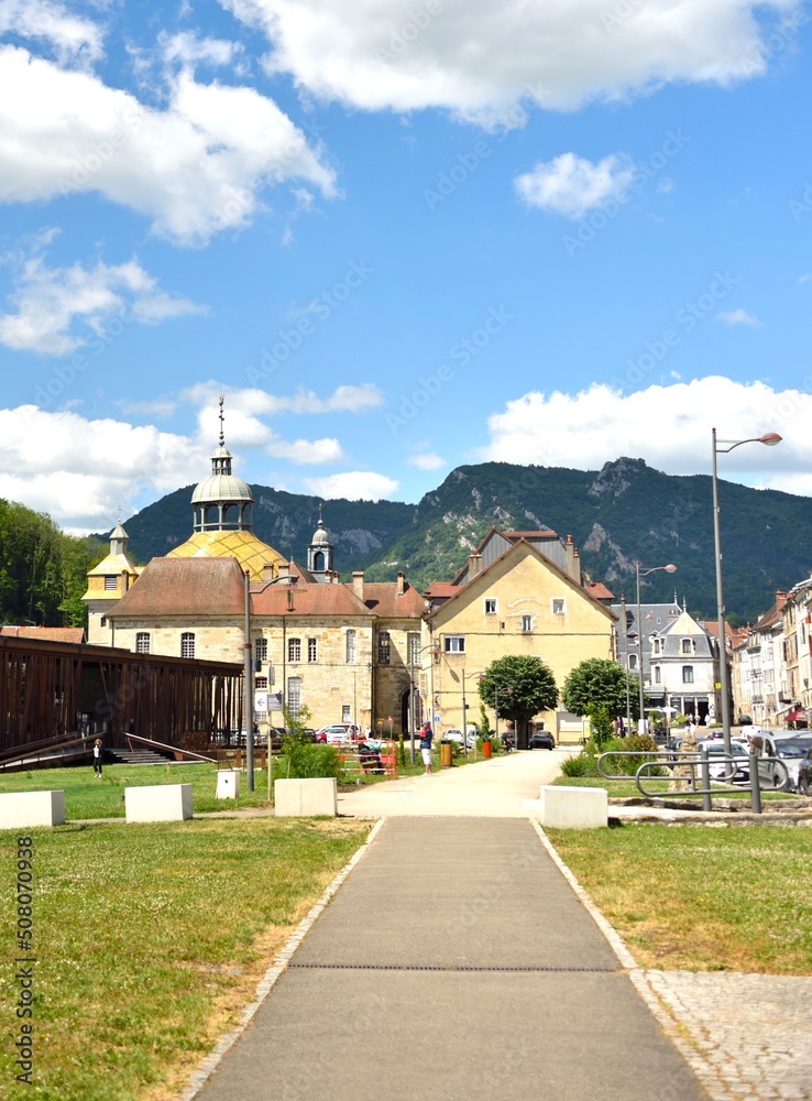 Centre ville de Salins-Les-Bains
