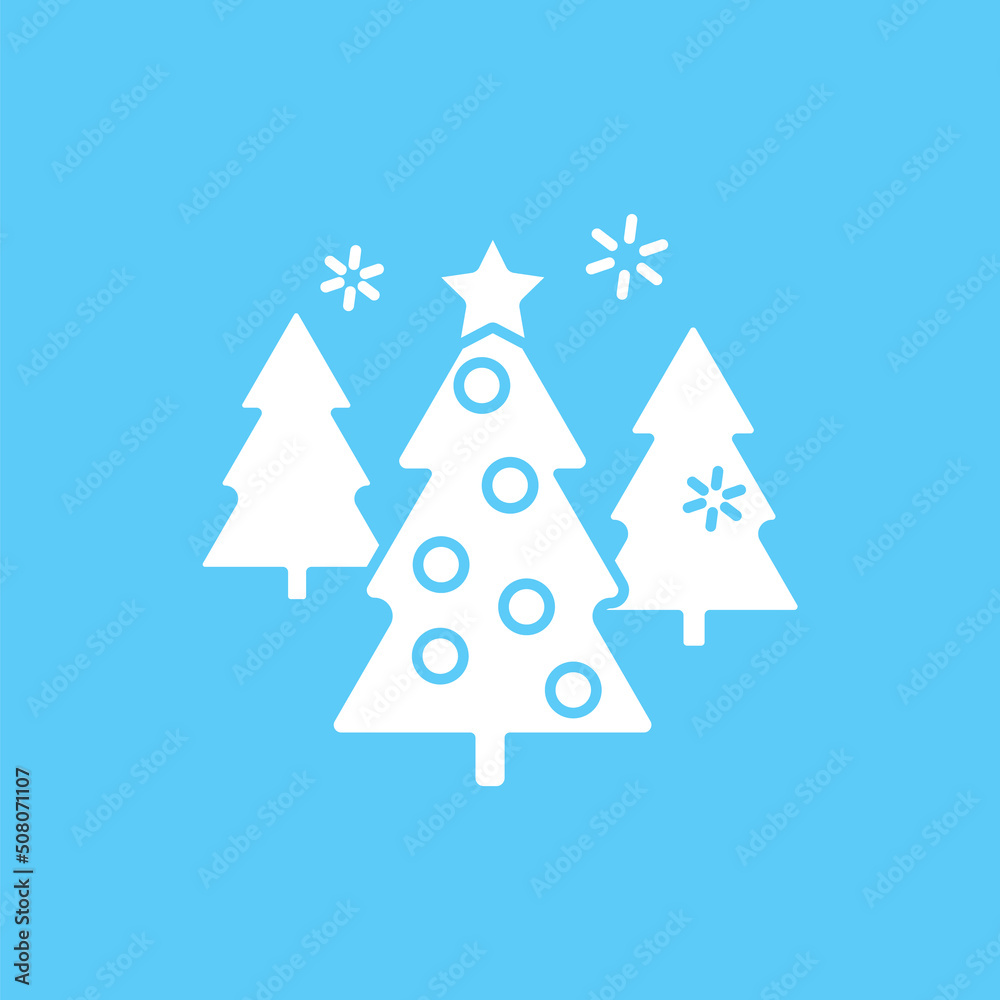 Holiday glyph icon. Christmas eve with lights and decorations. New Year. Fun time. Winter vacation concept. Filled flat sign. Isolated silhouette vector illustration Holiday glyph icon. Christmas eve with lights and decorations. New Year. Fun time. Winter vacation concept. Filled flat sign. Isolated silhouette vector illustration