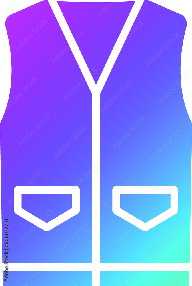 Vest Vector Icon Design Illustration Vest Vector Icon Design Illustration