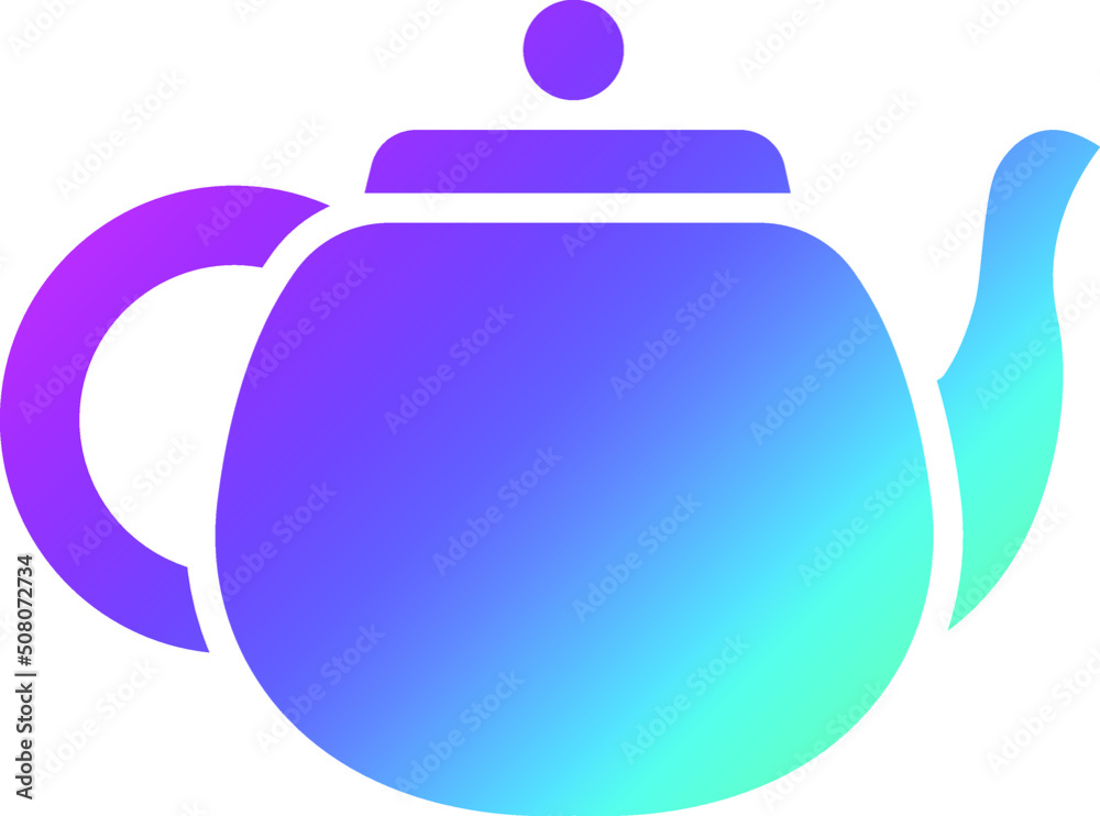 Obraz premium Teapot Vector Icon Design Illustration