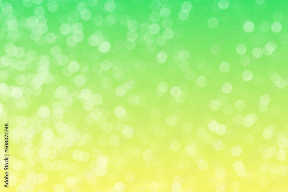 Summer green sparkling glitter bokeh background, abstract defocused lights texture Summer green sparkling glitter bokeh background, abstract defocused lights texture