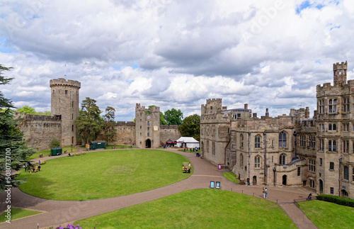Medieval Warwick Castle in Warwickshire - England © adfoto