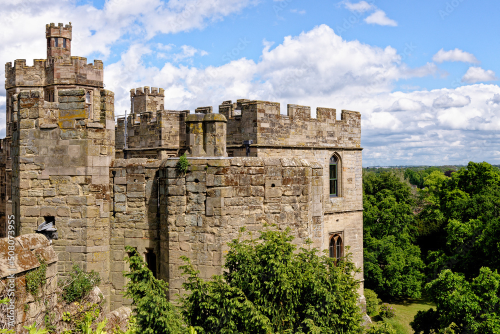 Medieval Warwick Castle in Warwickshire - England