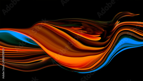 Color design background, Gradient colorful abstract background, luxury abstract for a mobile screen concept, mobile screen, phone desktop and wallpaper, 3D rendering of silky and smooth oil paint ,
