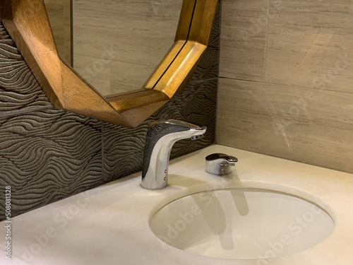 Photos View of bathroom sink and fixtures.