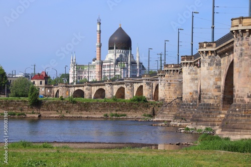 Marienbrucke bridge in Dresden photo
