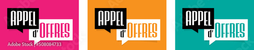 Appel d'offres
