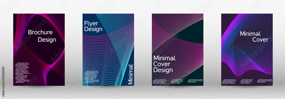 Minimum vector coverage. A set of modern abstract covers. Modern design template. Creative backgrounds from abstract lines to create a fashionable abstract cover, banner, poster, booklet. Minimum vector coverage. A set of modern abstract covers. Modern design template. Creative backgrounds from abstract lines to create a fashionable abstract cover, banner, poster, booklet.