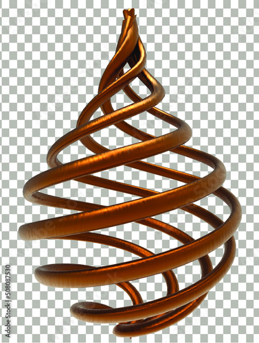 abstract christmas sphere render png