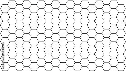Honeycomb pattern. Seamless hexagons texture. Abstract hexagon polygonal pattern background vector.