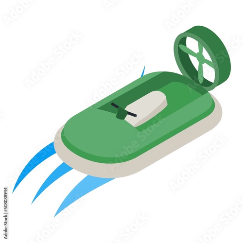 Foto Hover craft icon isometric vector