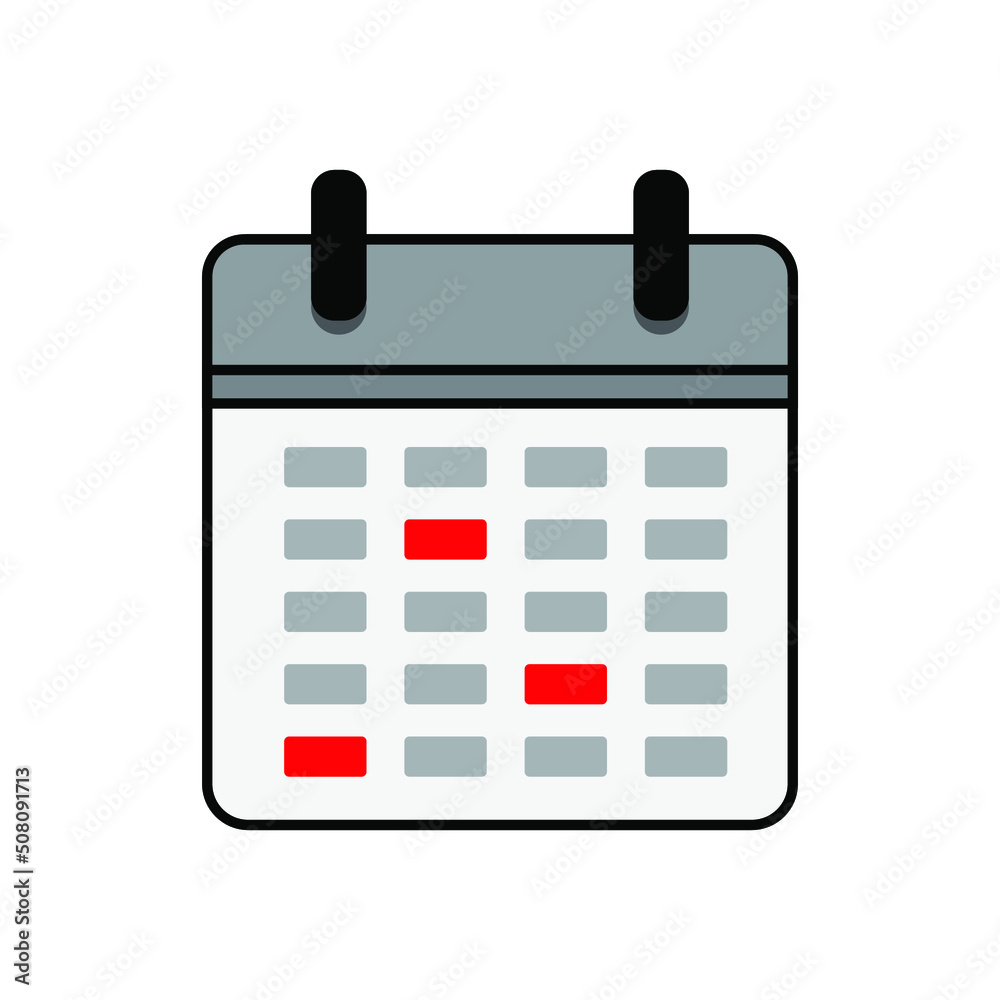 calendar icon modern elgant vector calendar icon modern elgant vector