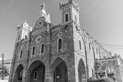 A city images from churches to old historic houses and destinations to the Phoenician wall of Batroun, Lebanon