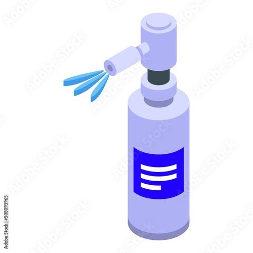 Antiviral spray icon isometric vector. Medicine virus. Vaccine doctor
