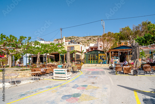 Marktplatz, Matala, Insel Kreta, Griechenland  © Sina Ettmer