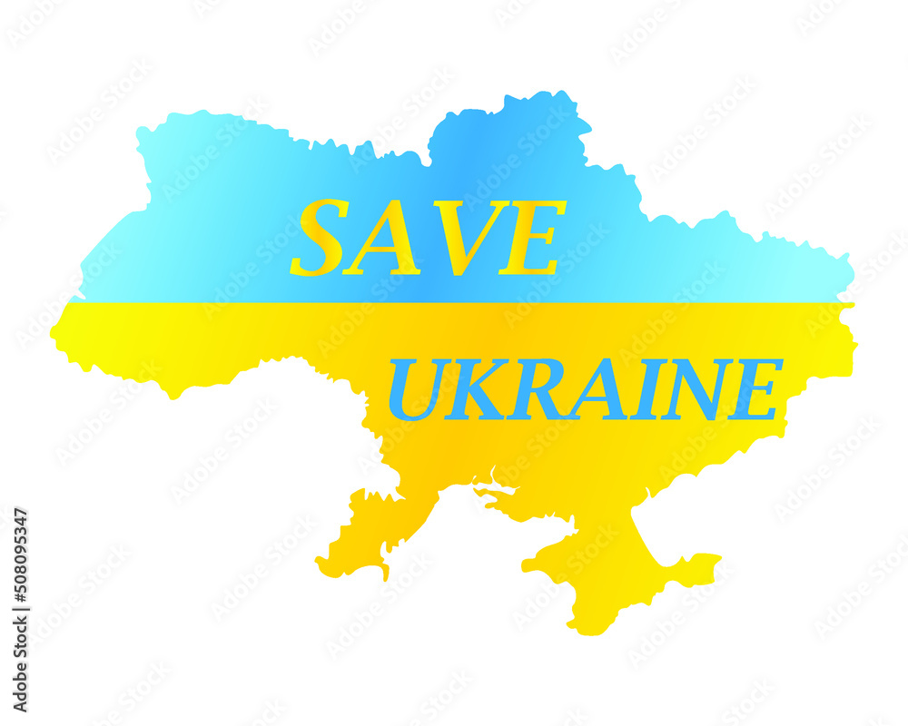 Save Ukraine. Stop War Save Ukraine Typography. Stop Russia and Ukraine war. t-shirt design
