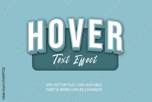 editable 3d text effect