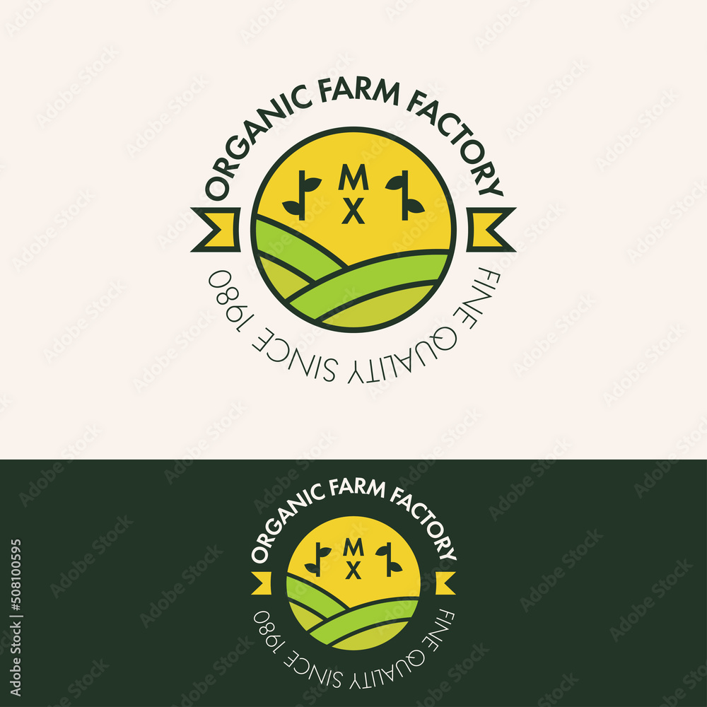 elegant organic natural logo concept elegant organic natural logo concept