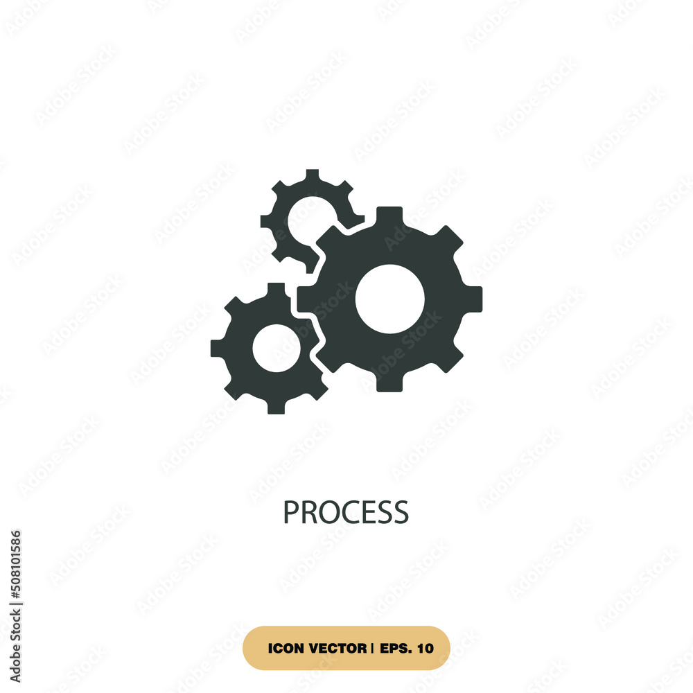 process icons  symbol vector elements for infographic web
