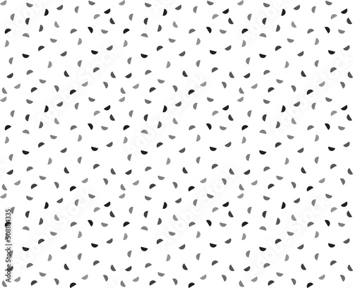 Seamless Pattern Colorful Semicircles, Confetti Style. Vector illustration