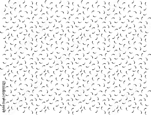 Memphis seamless pattern with arc geometric elements and triangles. Pattern, seamless trend background. Fashion trend 80-90s.