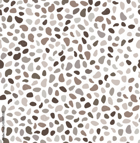 Seamless Pattern of camouflage abstract organic shapes design. Abstract seamless pattern with circles textures. Vector print in pastel colors. Vector illustration