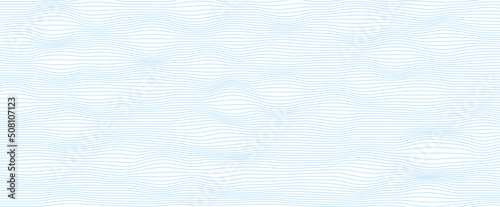 background with abstract blue colored vector wave lines pattern - design element illustration 