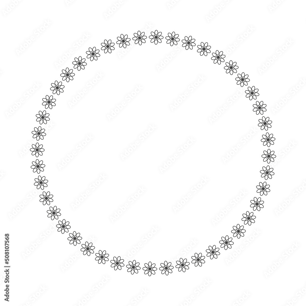 round vector frame - circle banner on white background round vector frame - circle banner on white background