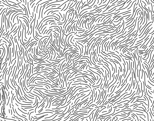 Seamless Pattern Doodle Sketch Line Drawing  Hand Drawn Pattern  vector. Vector illustration