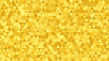 Abstract gold polygonal background. Design template for brochures, flyers, magazine