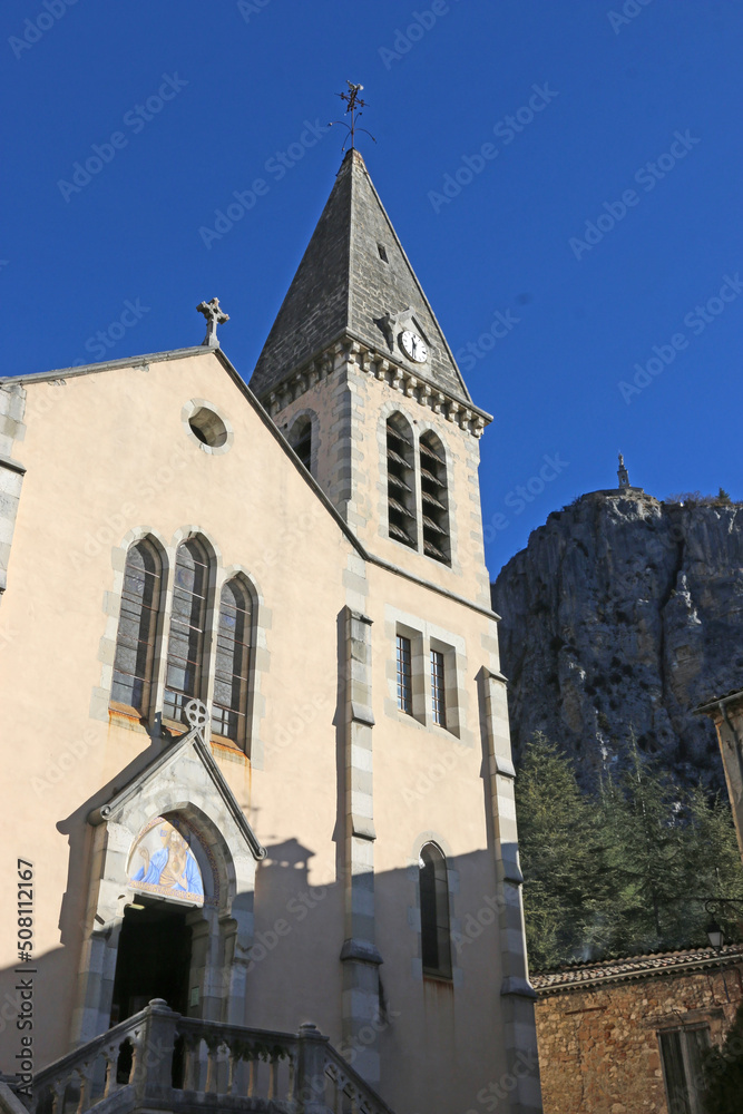 Church in Castellane, France