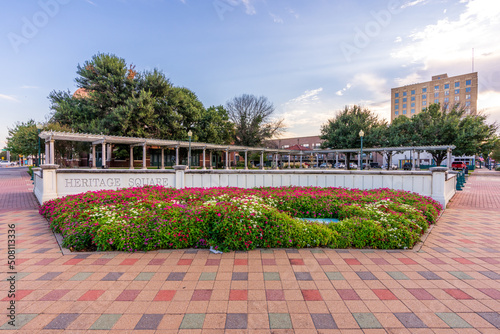 Heritage Square is a city park installed by Keep Waco Beautiful in Waco, Texas photo