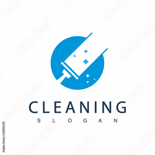 Cleaning Service Logo Design Template