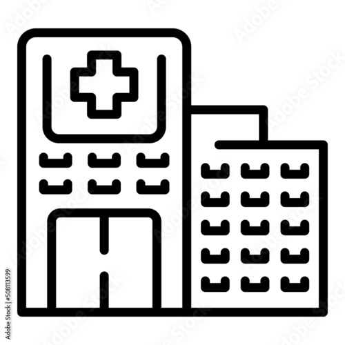 Baby health hospital icon outline vector. Newborn care. New born feed