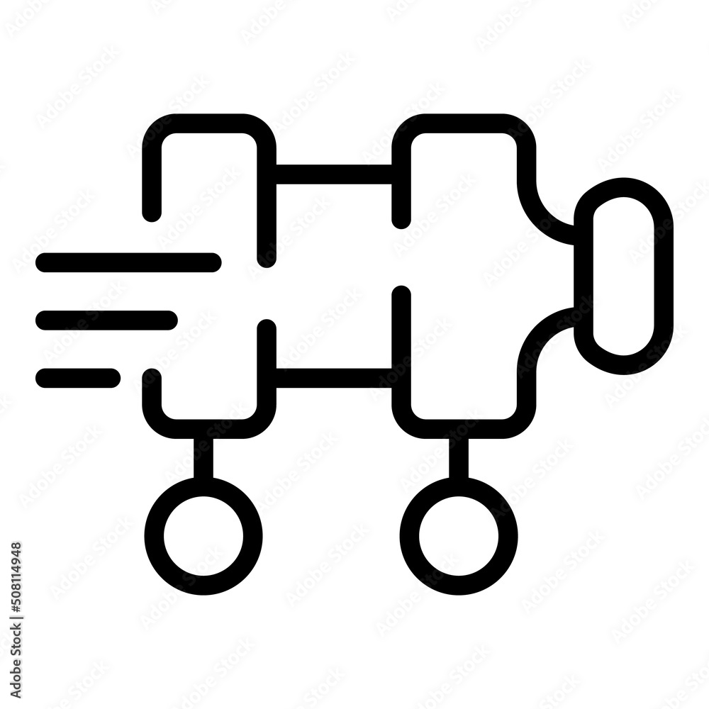 Fast water delivery icon outline vector. Gallon cooler. Company drink Fast water delivery icon outline vector. Gallon cooler. Company drink